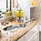 Nantucket Sinks 17.75 Inch x 13.75 Inch Hand Hammered Stainless Steel Oval Undermount Bathroom Sink OVS - alternate 2